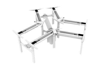Bureau réglable en hauteur électrique DS9 / 120° multi-stations